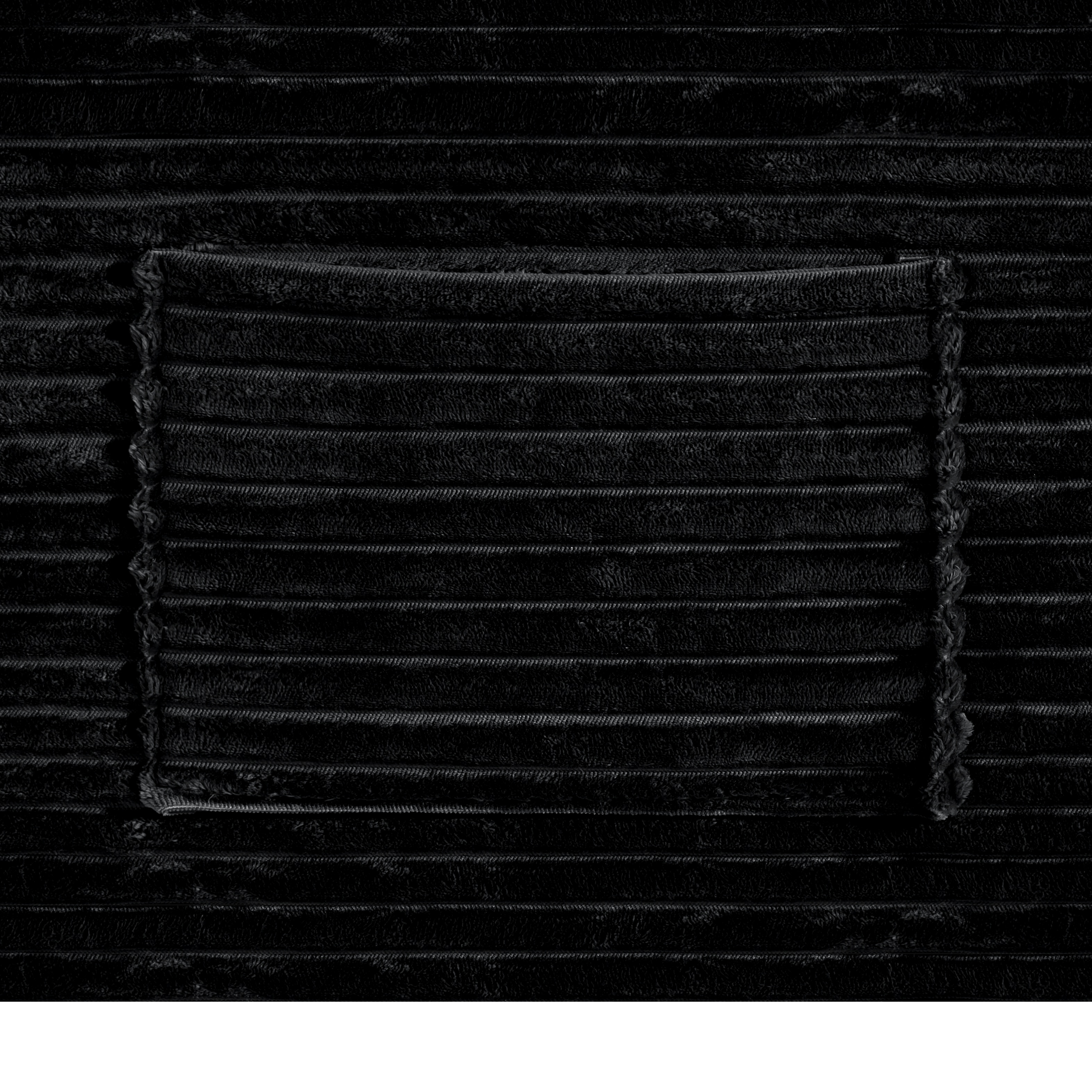 37.5-inch Right Chaise Longue With Plush Black Velvet, Cup Holder, Flexible Matching, Mainly For Living Room Use._maomaolike.com
